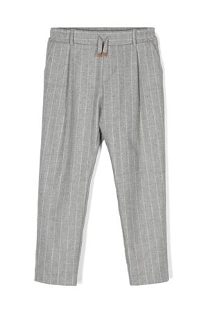 grey viscose trousers ELEVENTY KIDS | EV6P50I0236912